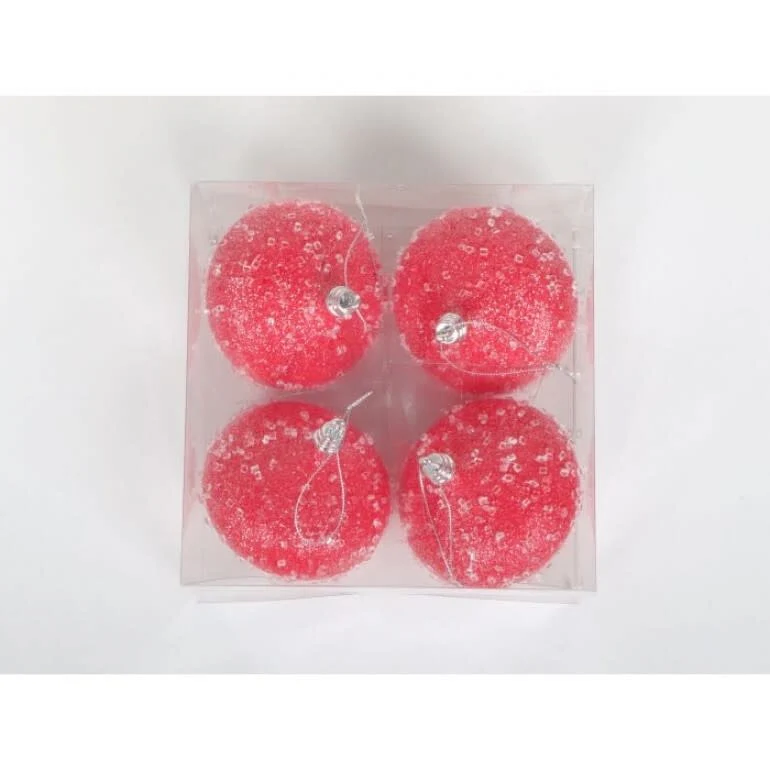 4" Vacuum Plate Matte Sugar Iced Onion Ornament - Sold Individually