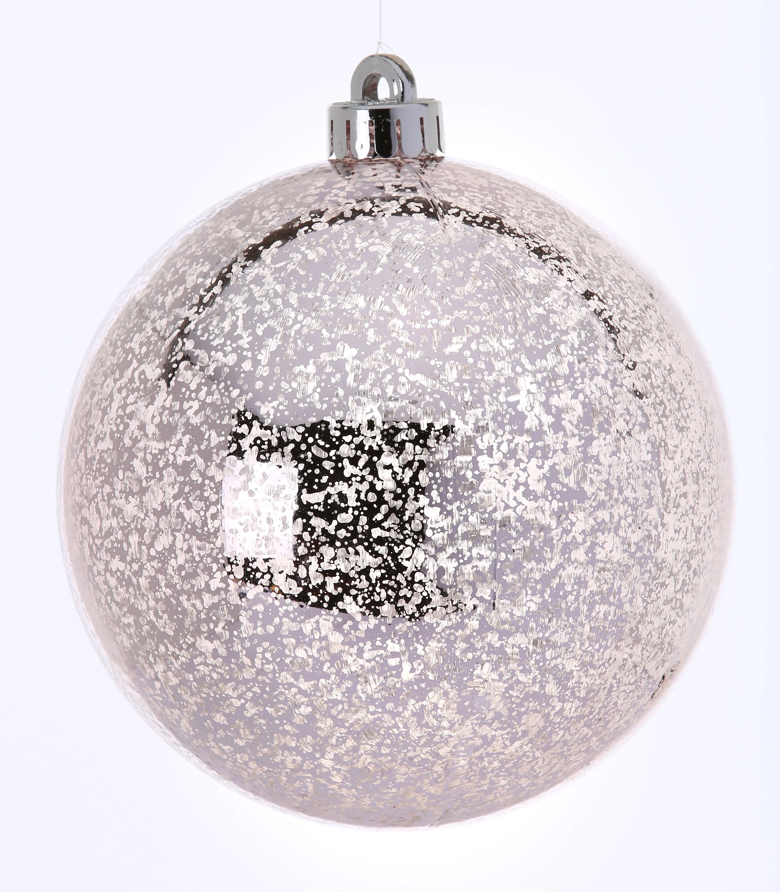 4" Vacuum Plate Mercury Ball Ornament Set of 4 - Image 7