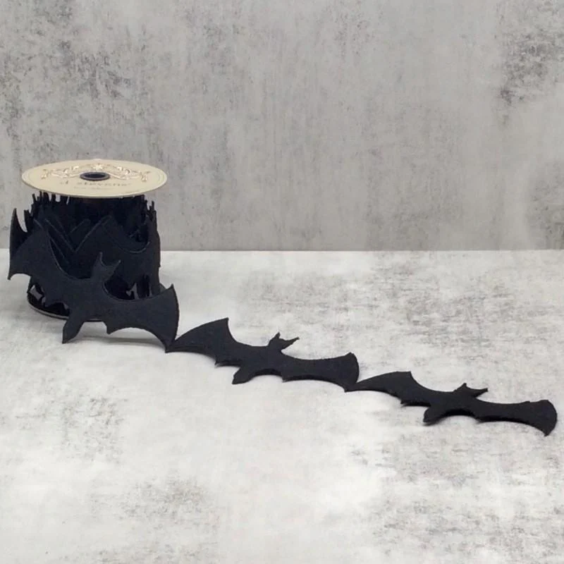 4” X 5yds Bat Garland, Black - Image 2