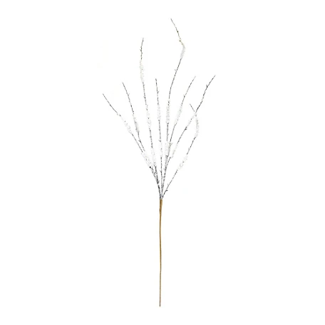 43"H Snowy Tinsel Branch - Image 3