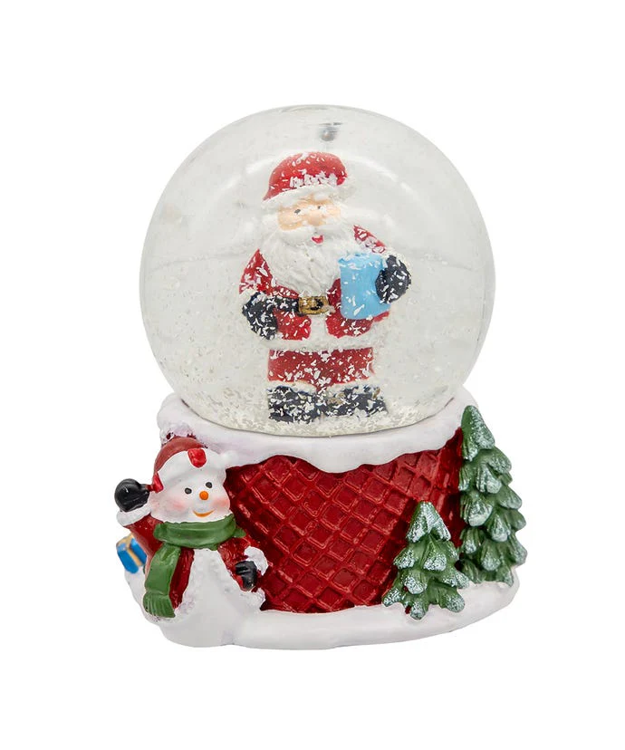 45MM Santa & Snowman Water Globe - Sold Individually - Image 2