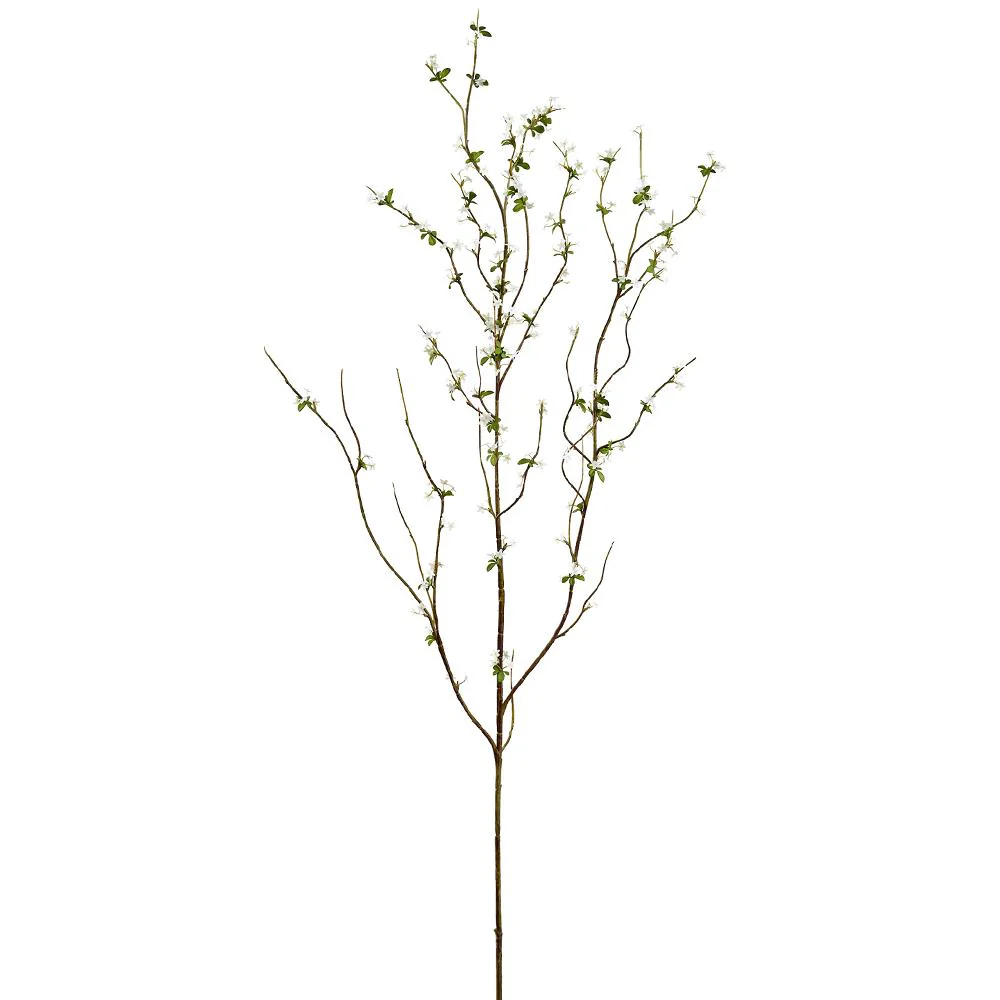 46 Inch Snow Willow Spray White