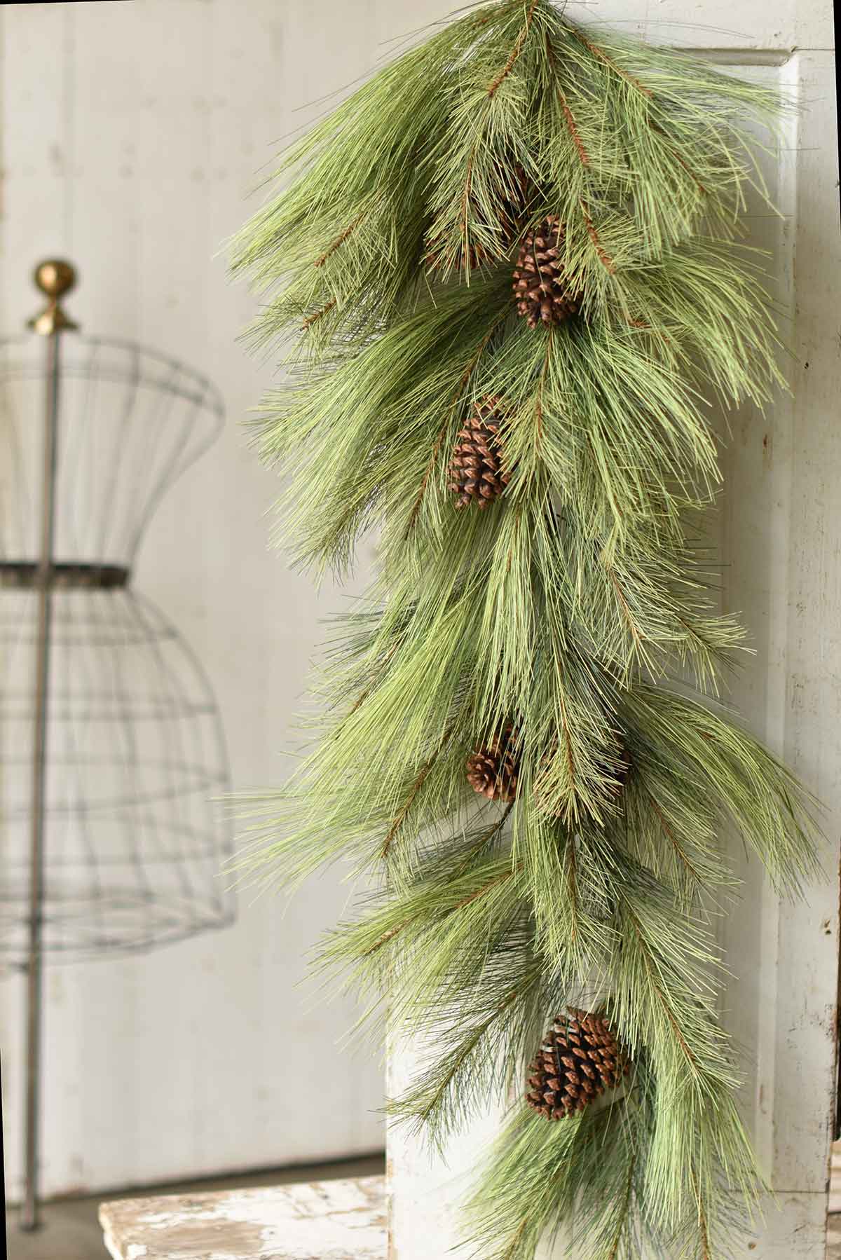 48" Mixed Needle Pine Tear Drop - Image 2