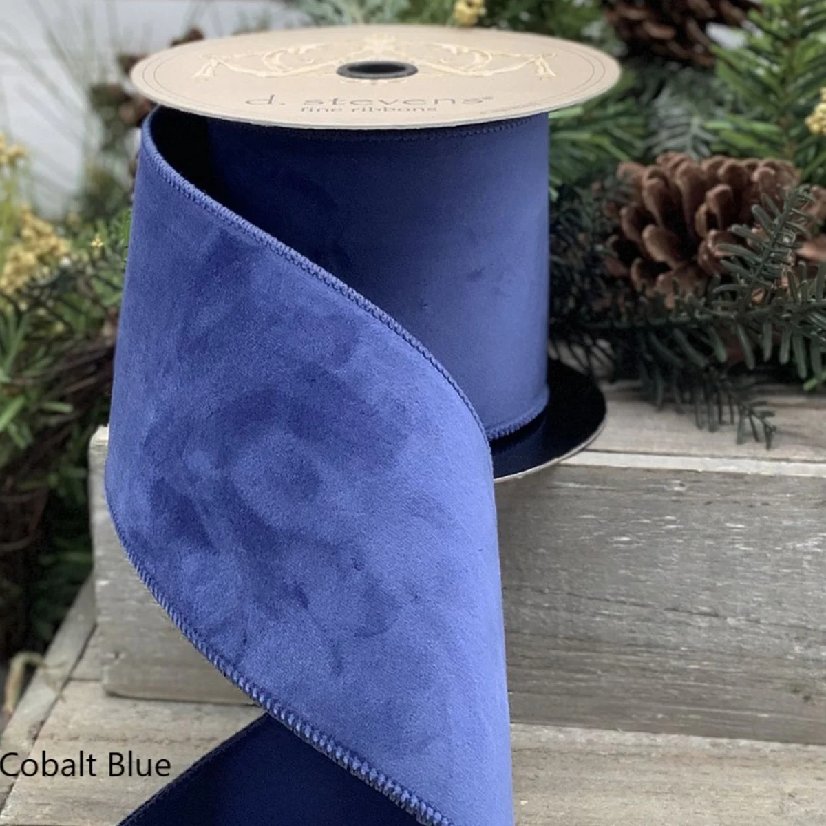 4"x 10yds Velvet Taffeta Back - Image 6