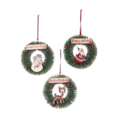 5.5” Sisal Wreath Ornament