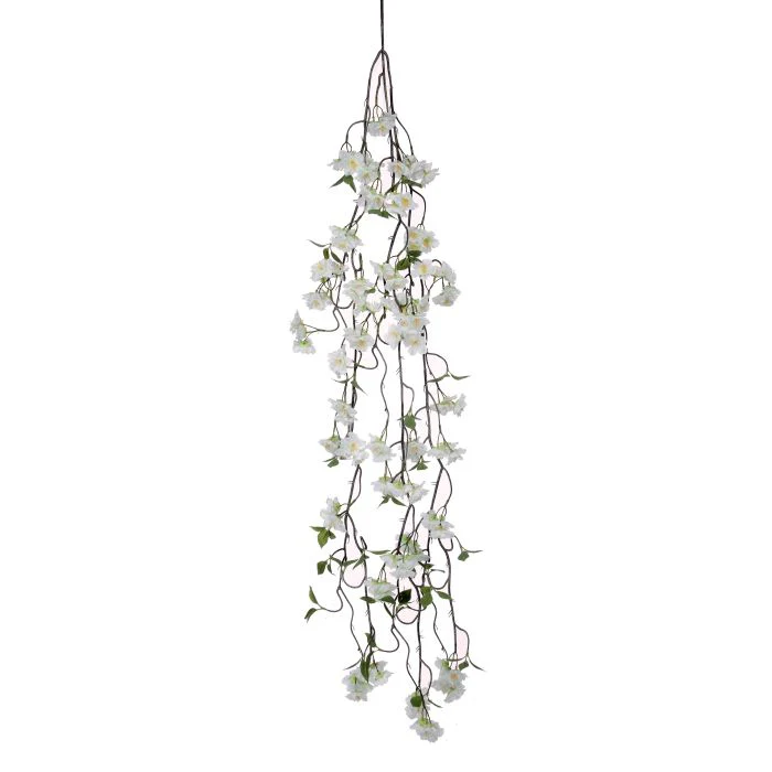 58" Triple Cherry Blossom Garland - Image 4