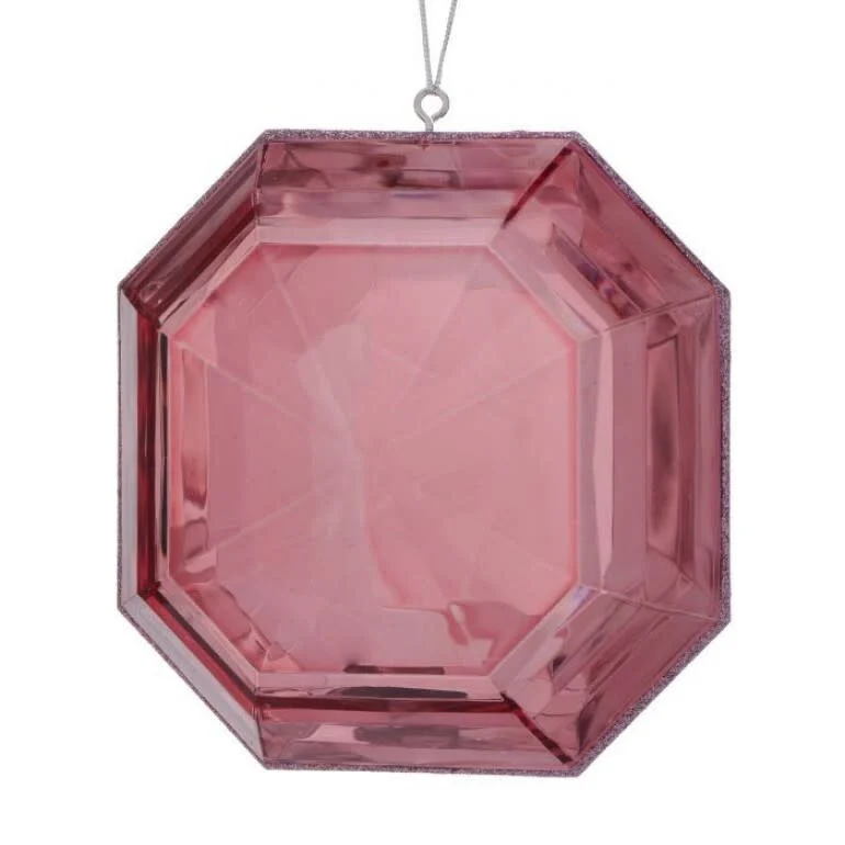 6" Acrylic Square Precious Gem Ornament - Image 12