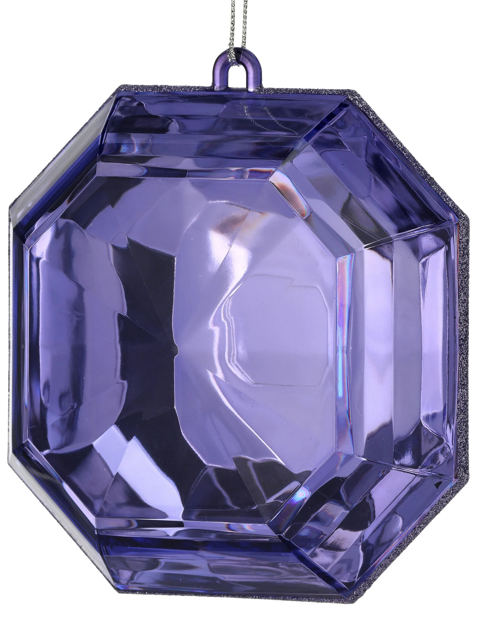 6" Acrylic Square Precious Gem Ornament - Image 8