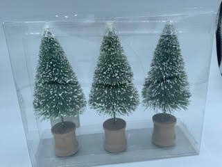 6" Bottle Brush Tree on Spools