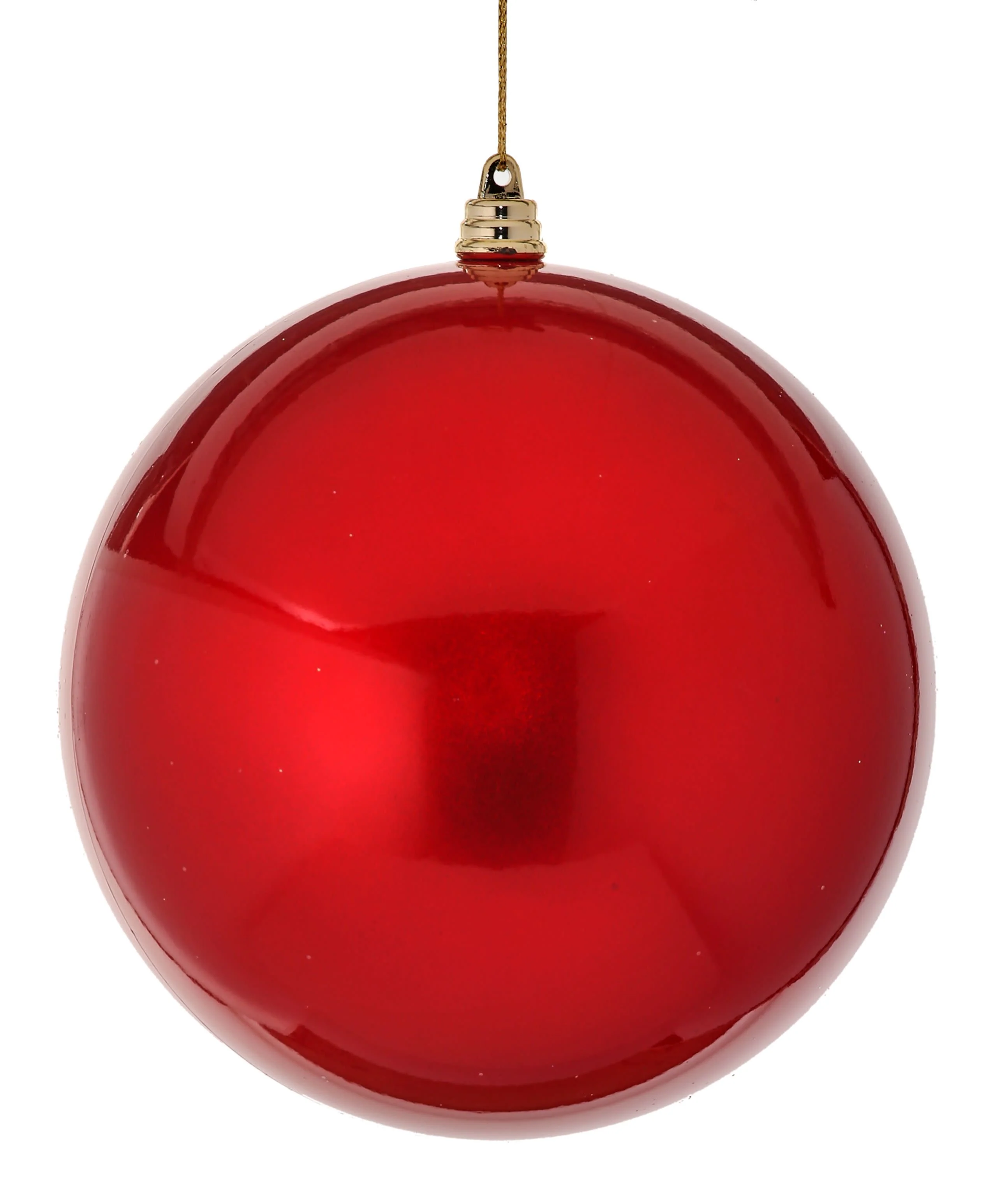 6" Vacuum Plate Candy Apple Ball Ornament - Image 2