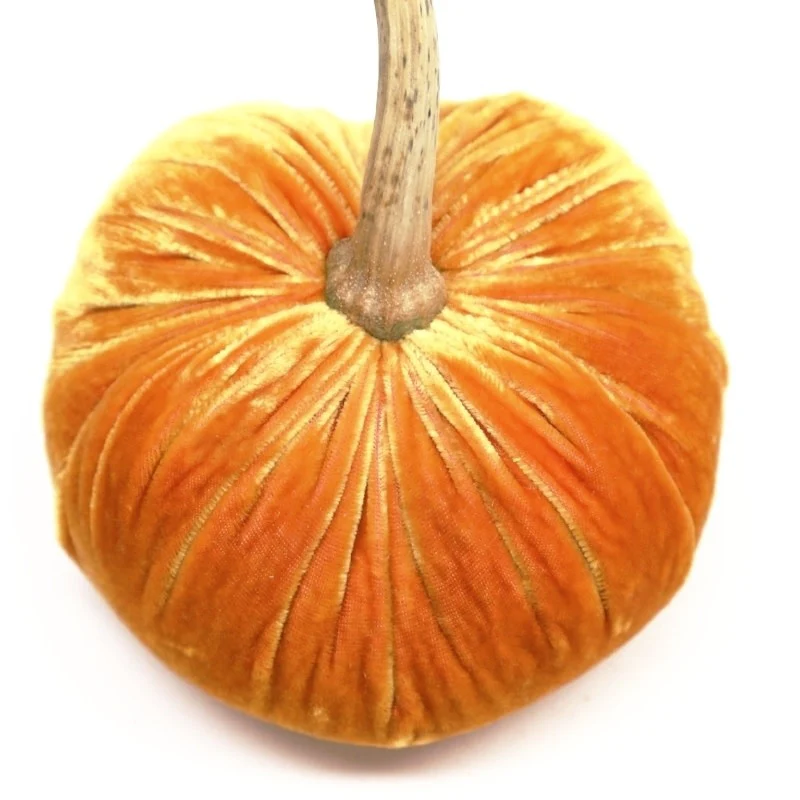6" Velvet Pumpkin - Image 5