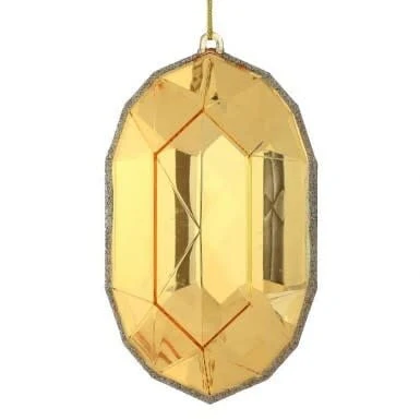 6.5” Acrylic Oval Precious Gem Ornament - Image 2