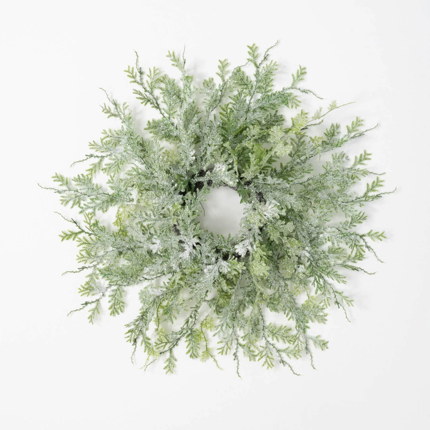 6.5" Frosted Fern Ring
