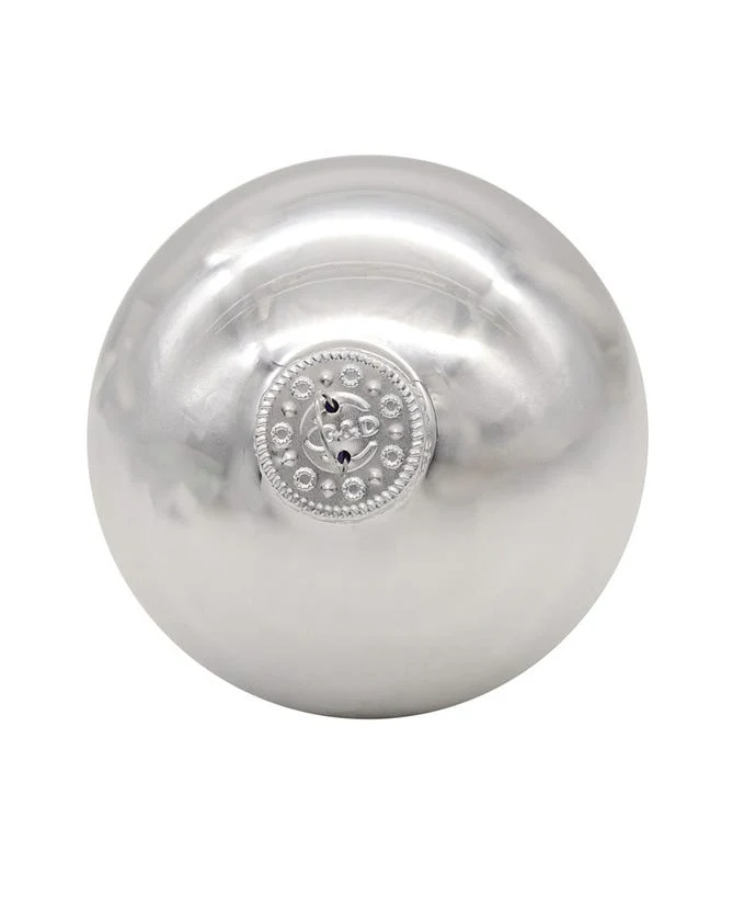 65MM Glass Shiny Silver Ball Ornament - Sold as a Set - Image 7