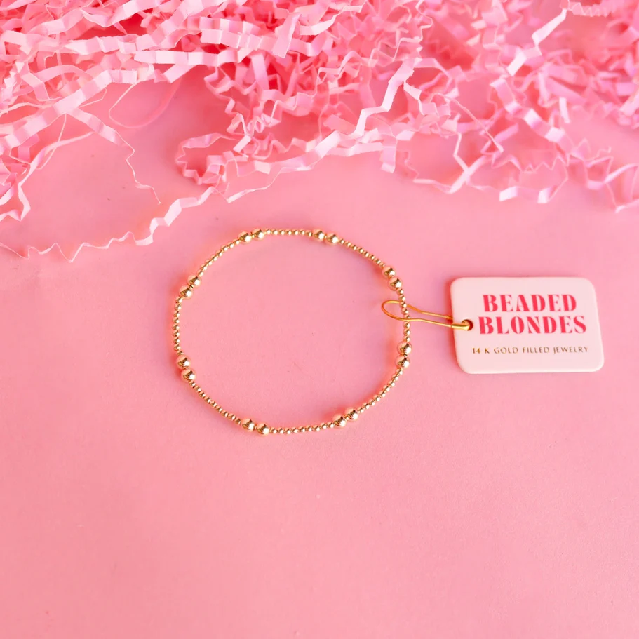 6.75" Leah Bracelet in Gold - Image 3