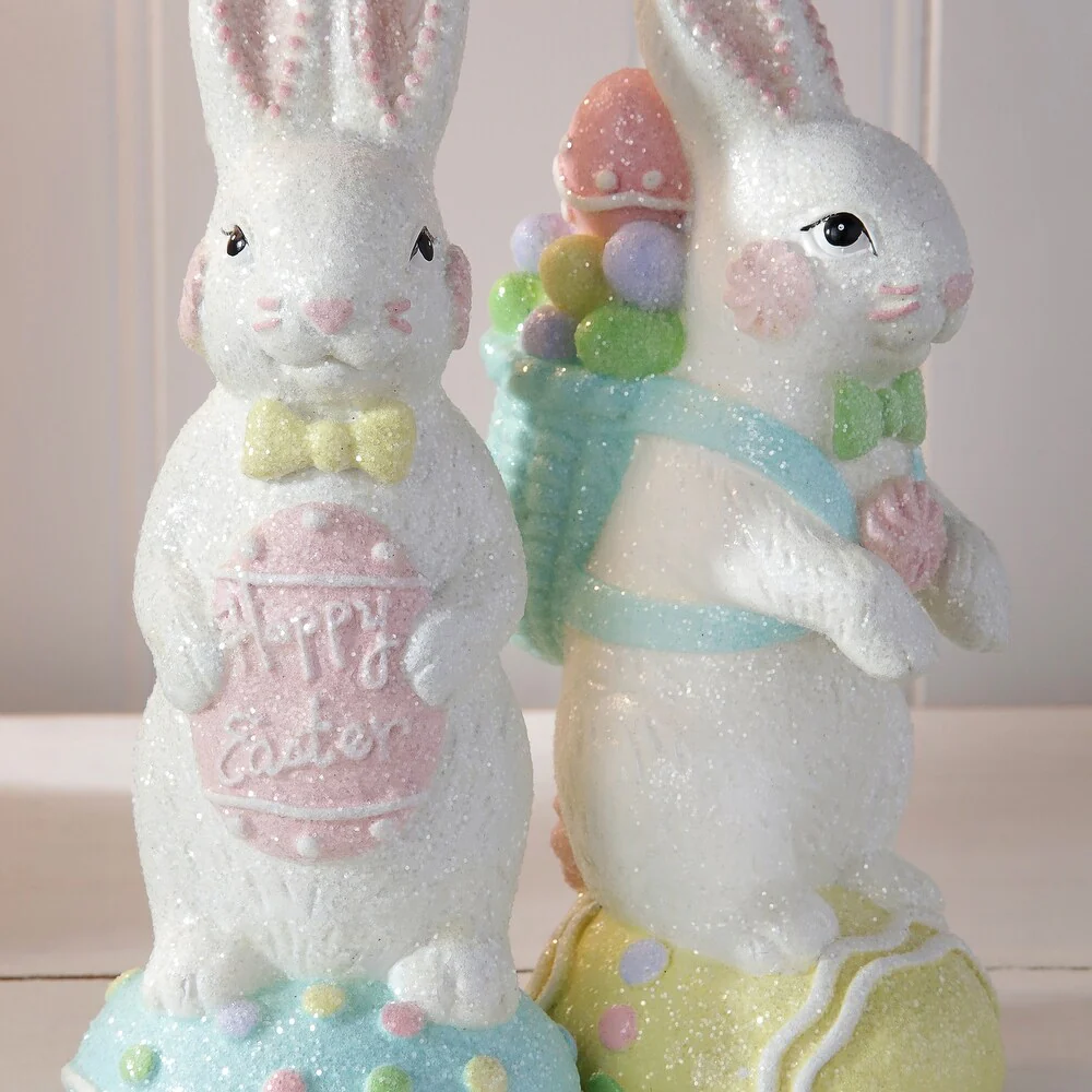 7" Resin Sugared Sweets Bunny - Image 2