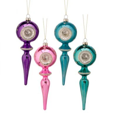 8.5” Reflector Finial Ornament