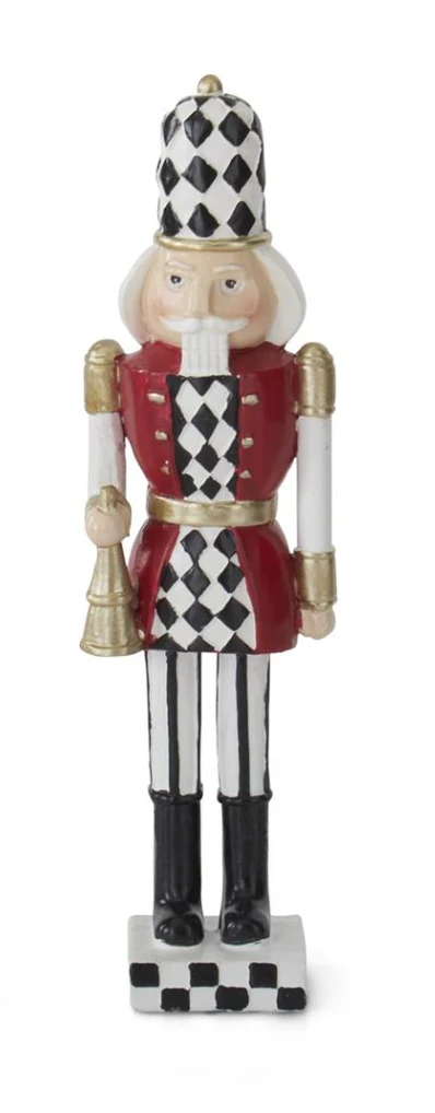 8 Inch Harlequin Resin Nutcracker Soldiers - Image 7