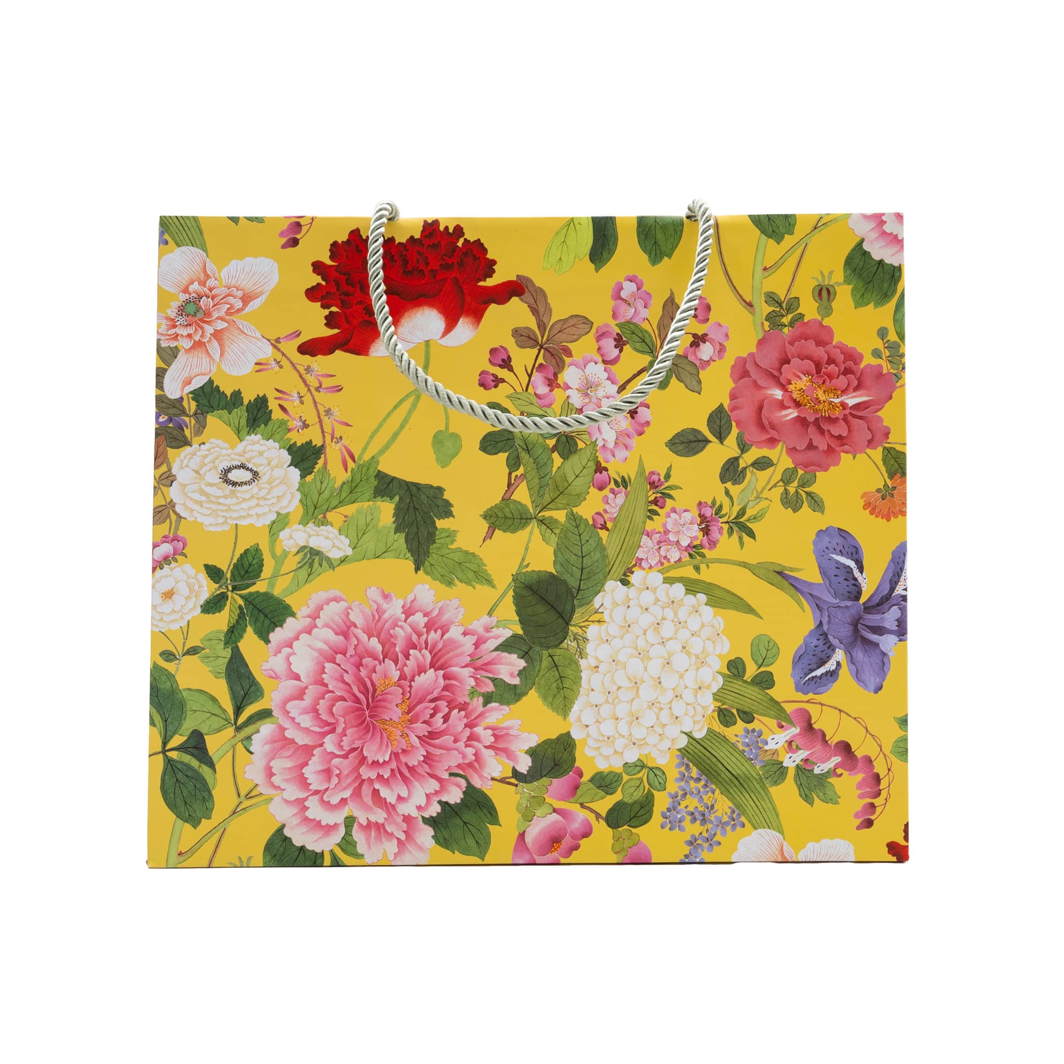 A Profusion Of Flowers 2 Yellow Large Gift Bag - Image 2