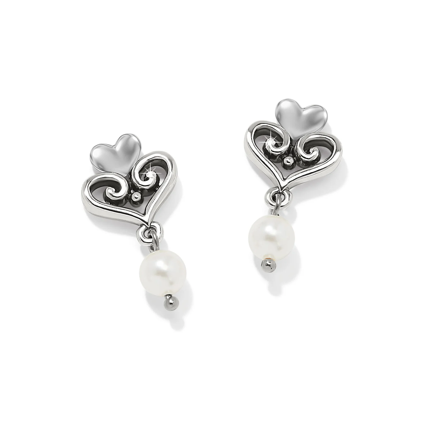Alcazar Amor Pearl Post Drop Earrings - Image 4
