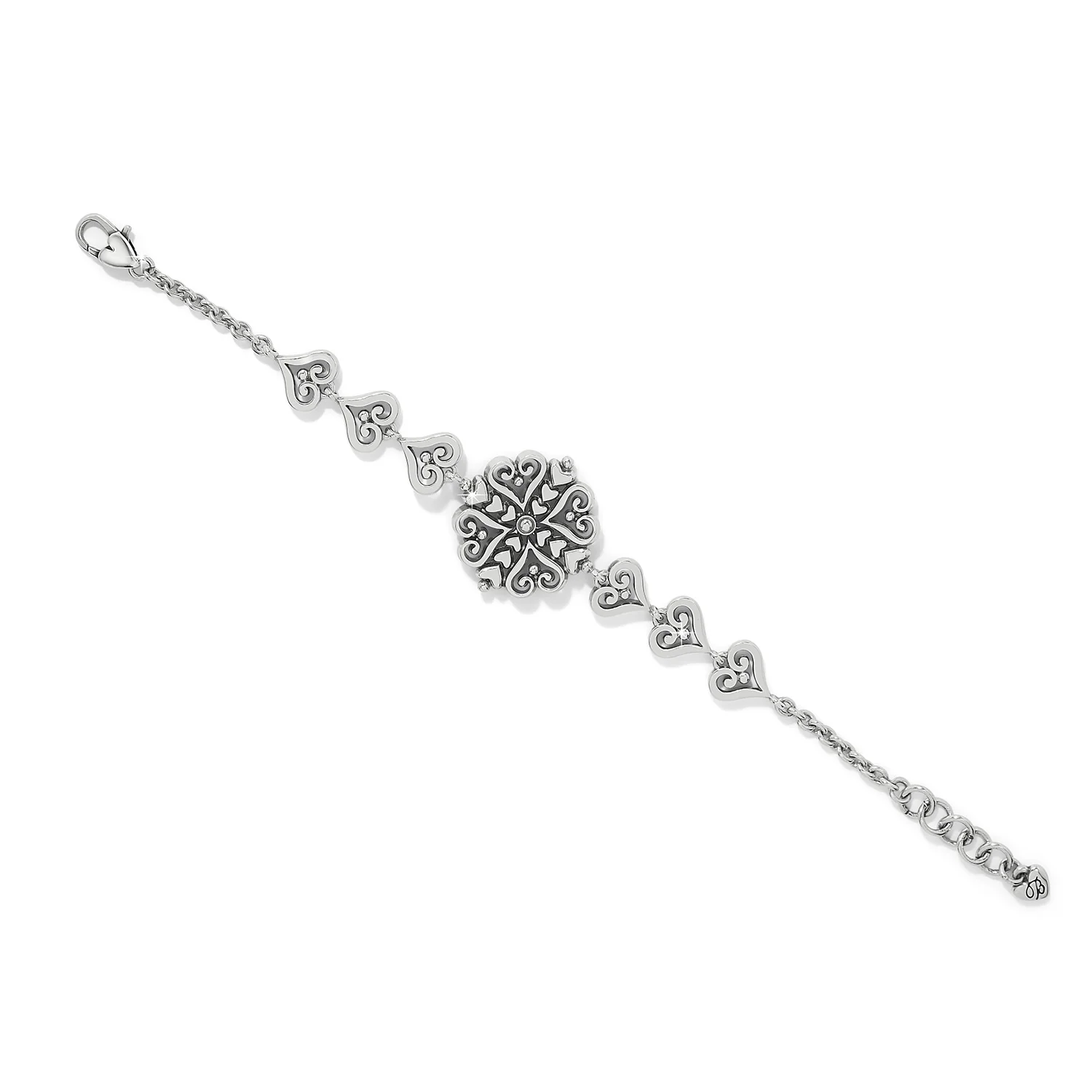 Alcazar Heart Two Tone Bracelet - Image 2