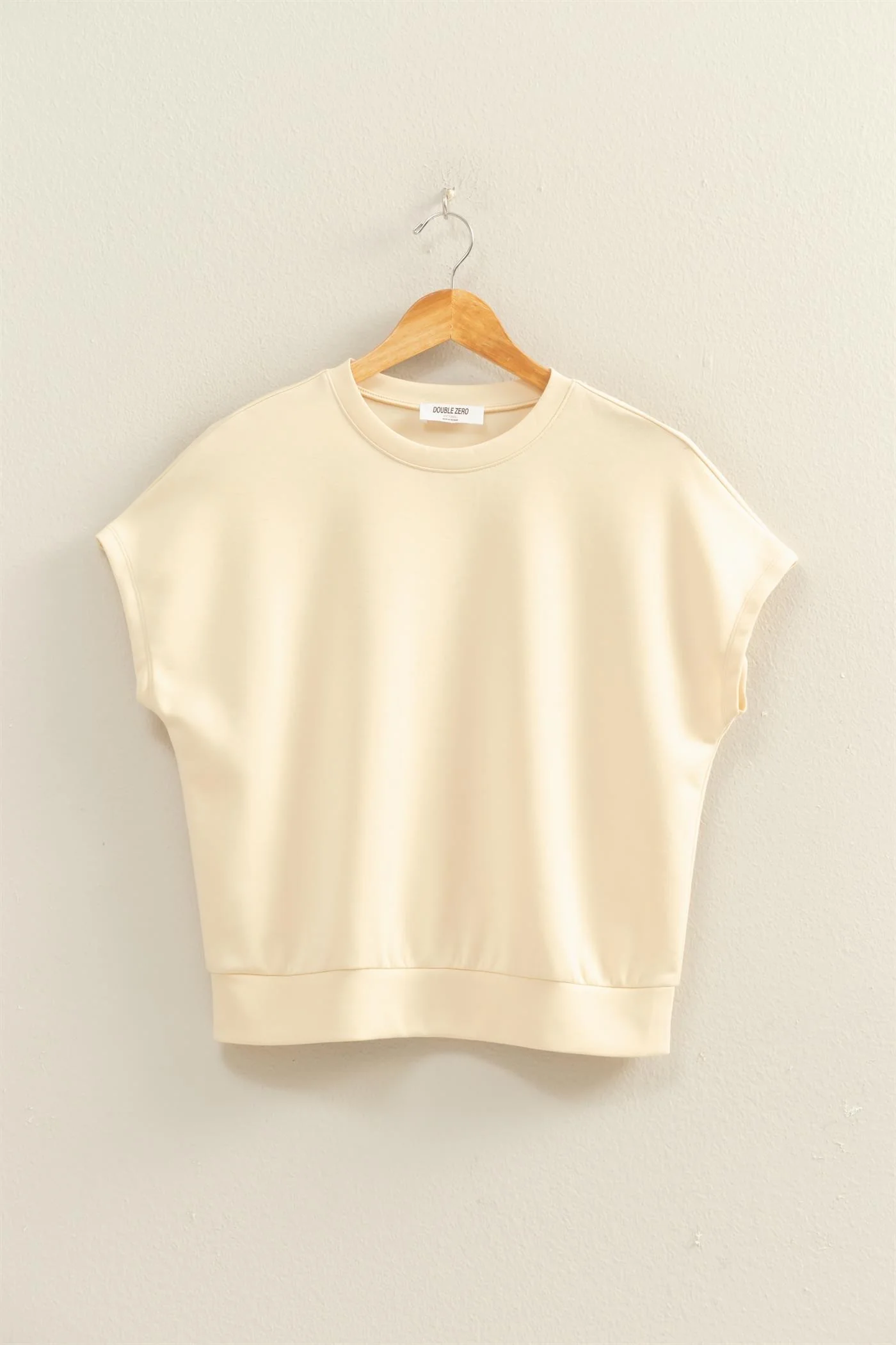 Alecia Crew Neck Short Dolman Sleeve Top - Image 5