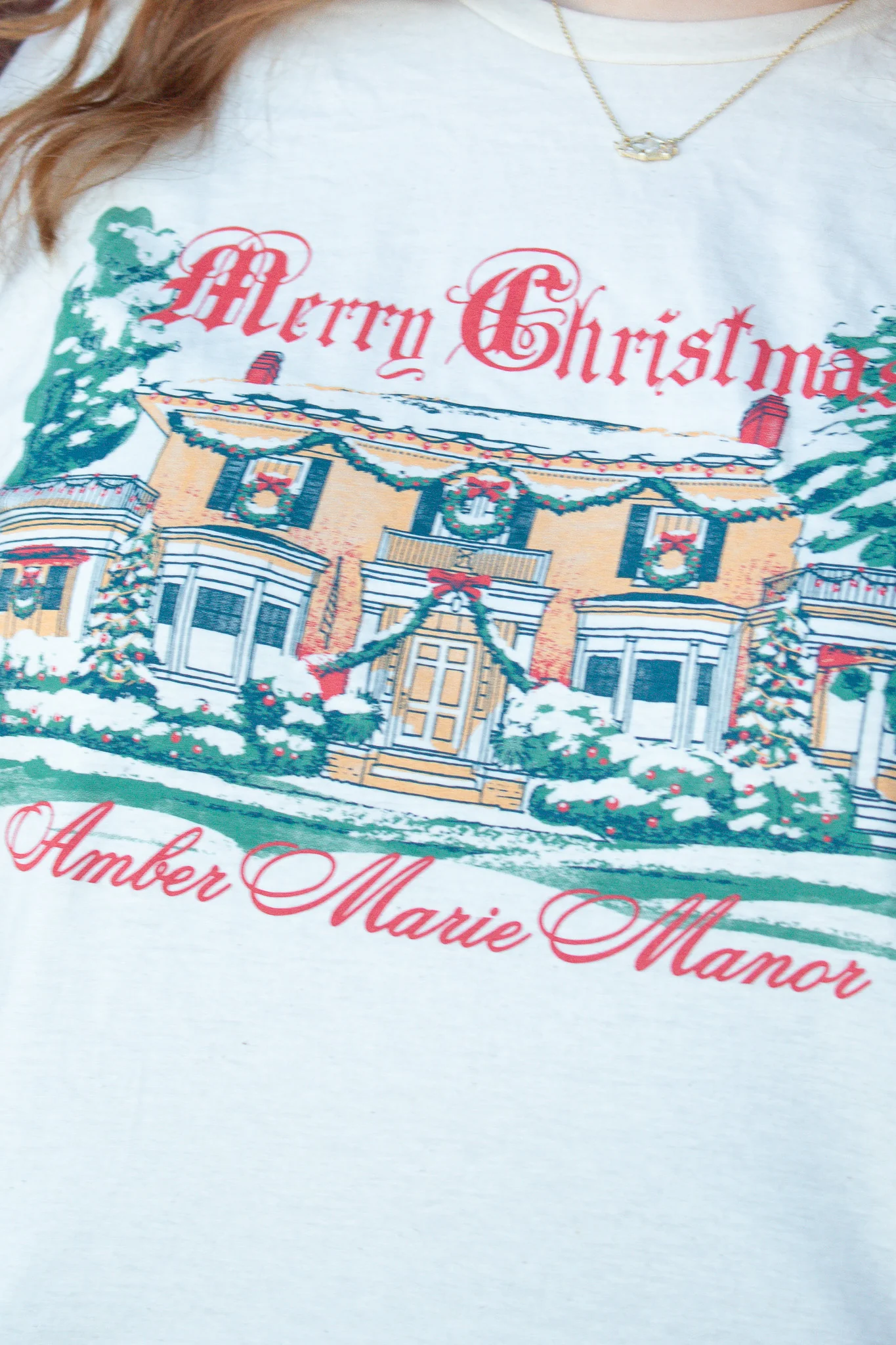 Amber Marie Manor Christmas Shirt - Image 9