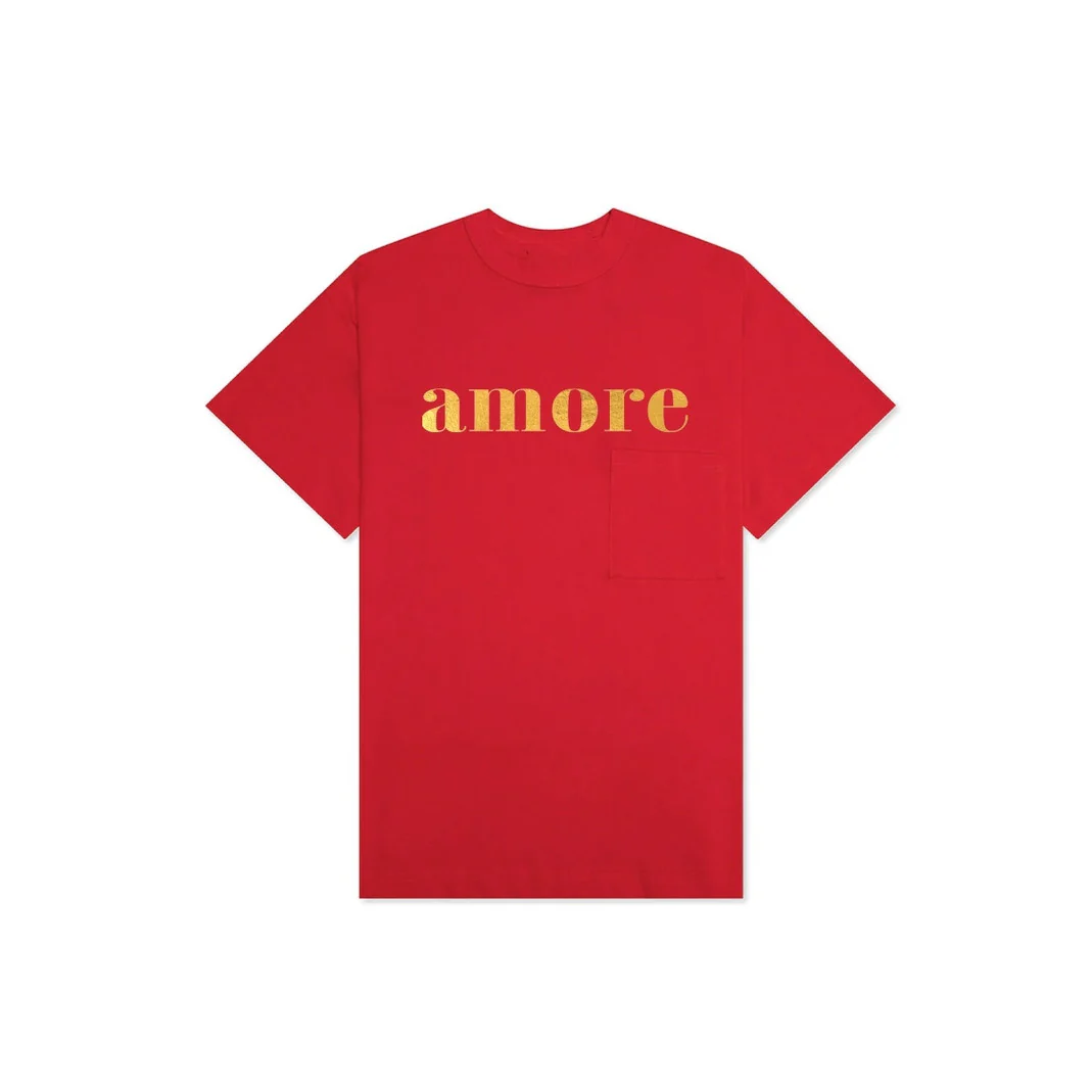 Amore Graphic Foil Graphic Women Graphic Tee - Image 2
