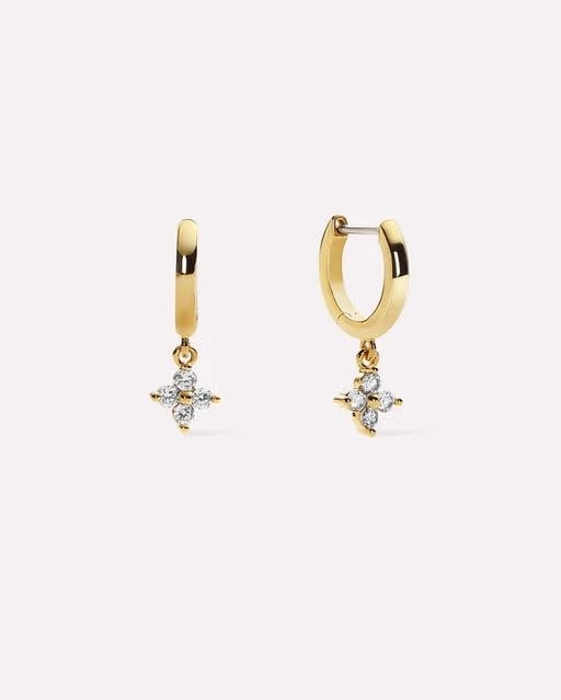 Angela Huggie Hoop Earrings