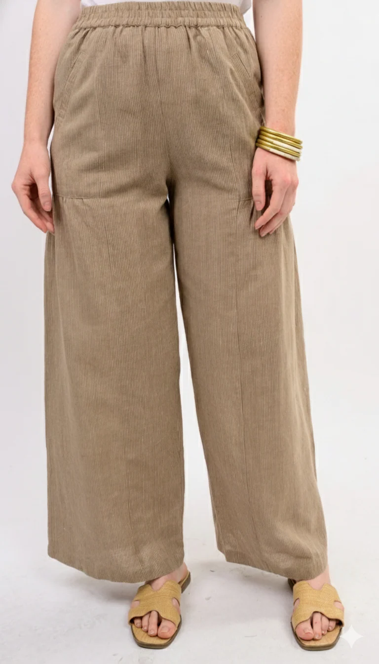 Angie Wide Leg Stripe Pant - Image 5