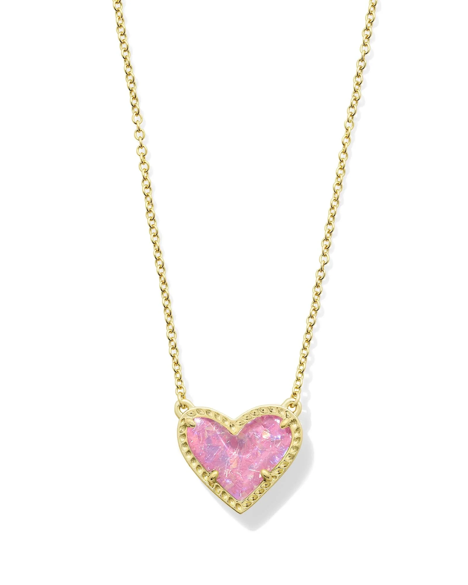 Ari Heart Short Pendant Necklace - Image 11