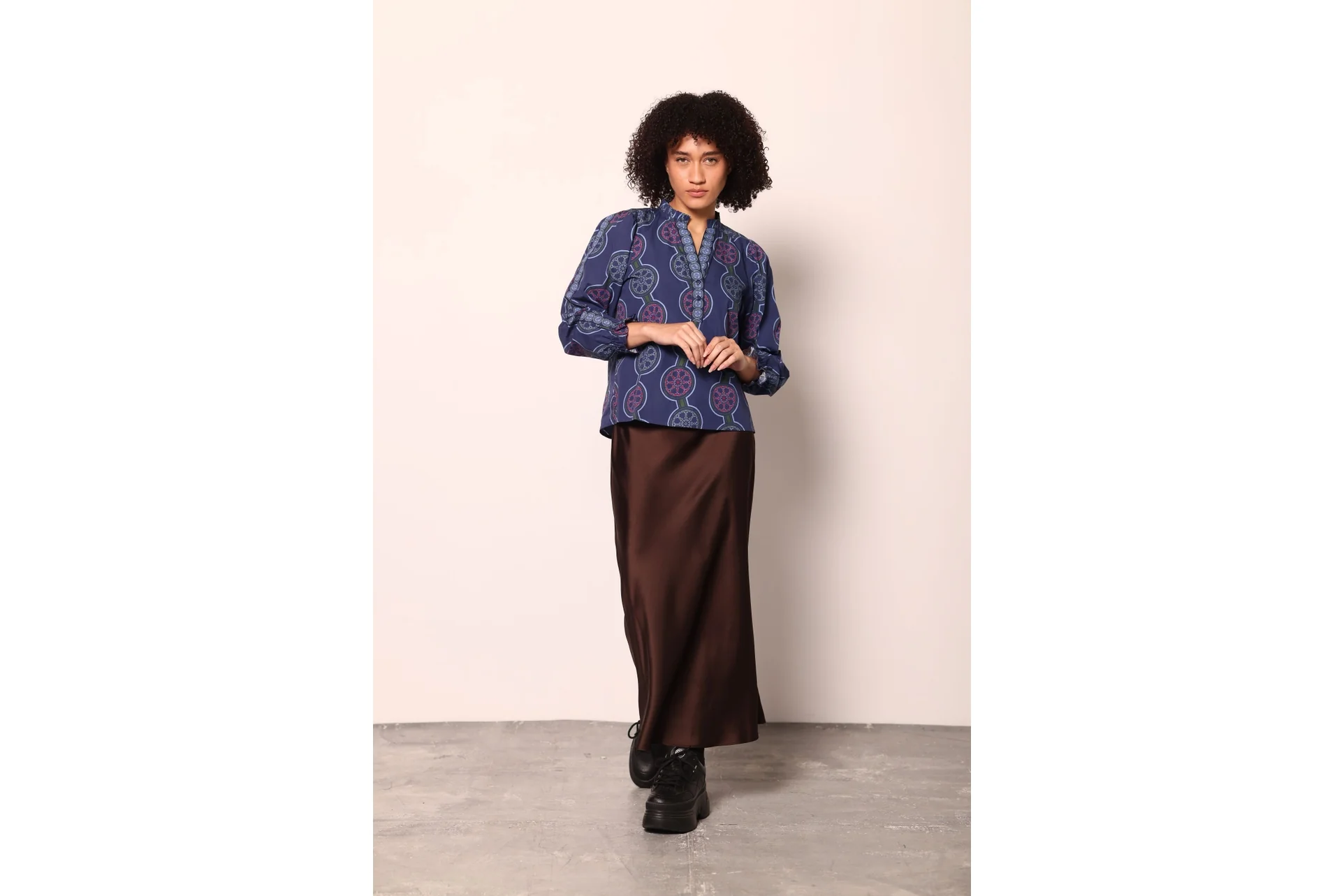 Ashley Ruffle Neck Top - Image 10