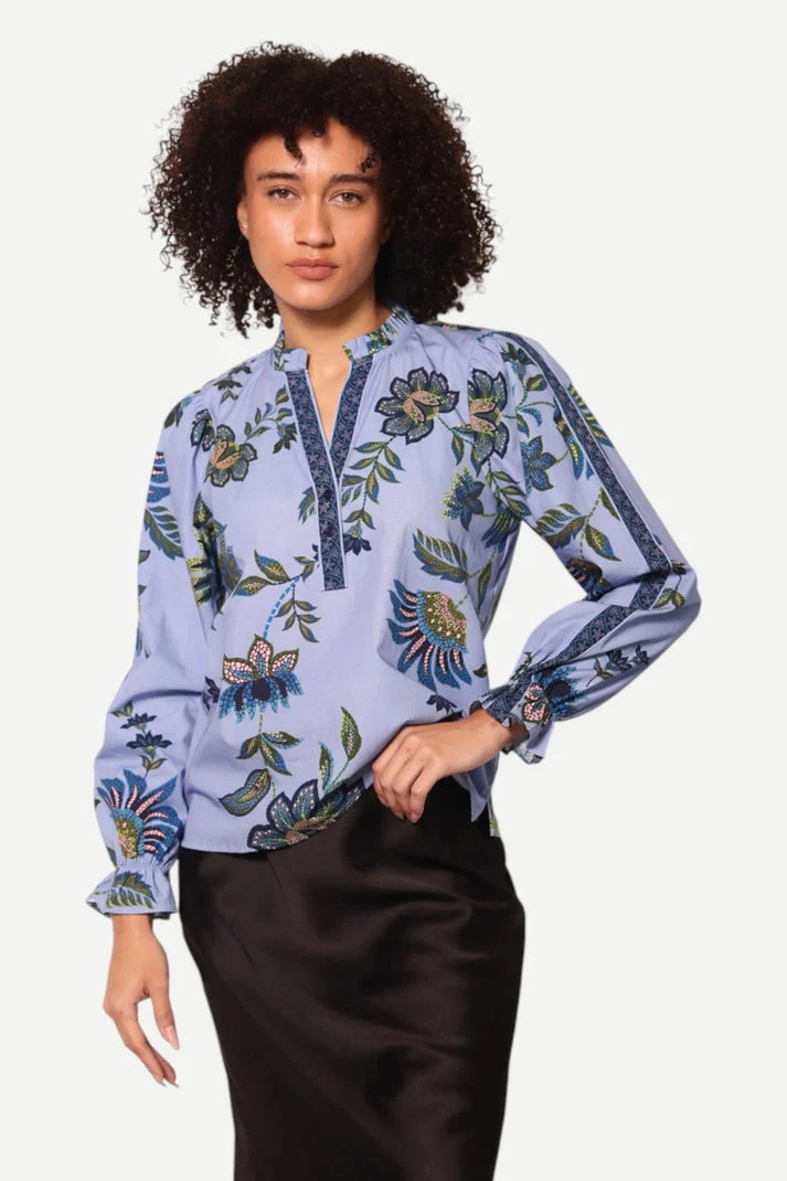Ashley Ruffle Neck Top - Image 5