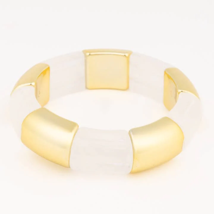Audrey White Bracelet