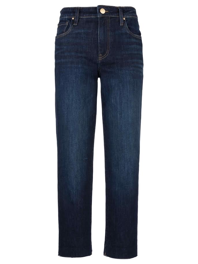 Reese High Rise Fab Ab Ankle Straight Raw Hem - Image 11