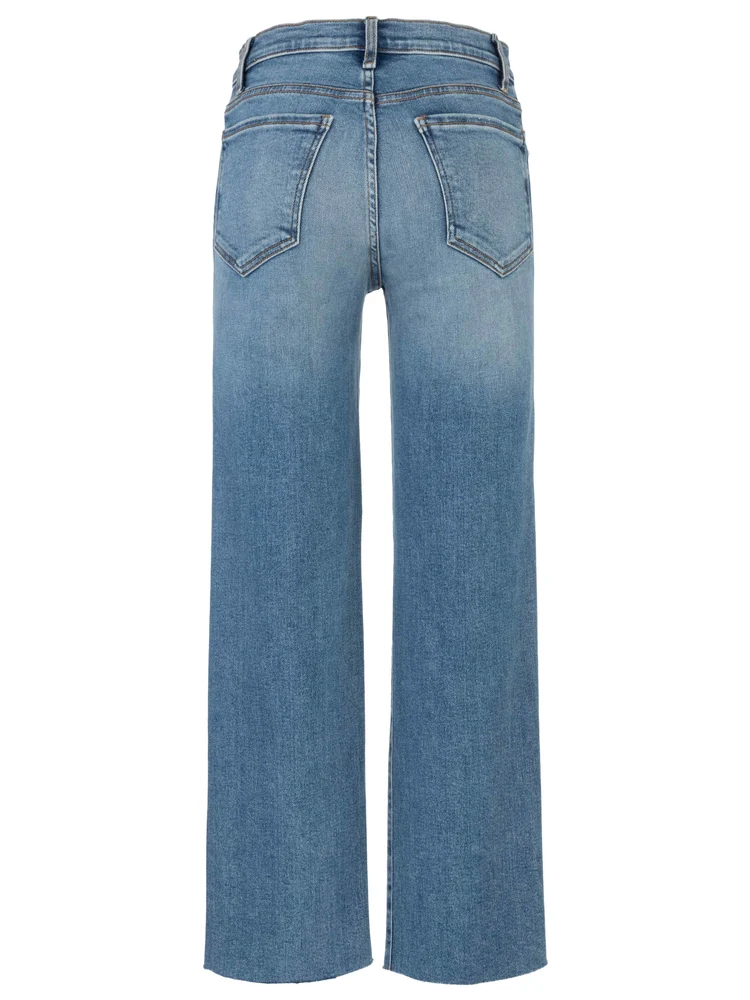 Avery High Rise Fab Ab Easy Straight Leg Raw Hem - Image 2