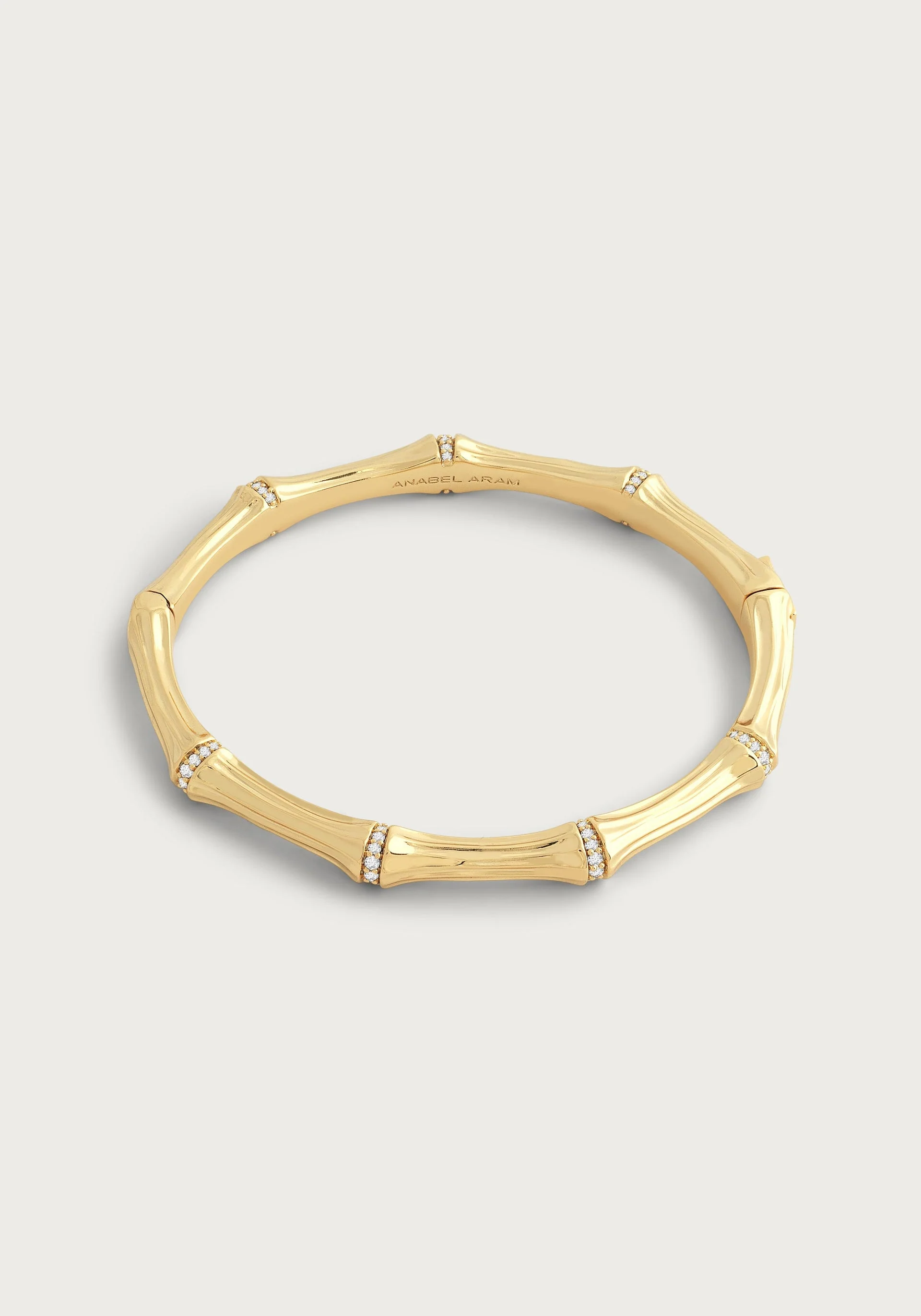 Bamboo Hinged Bangle - Image 2