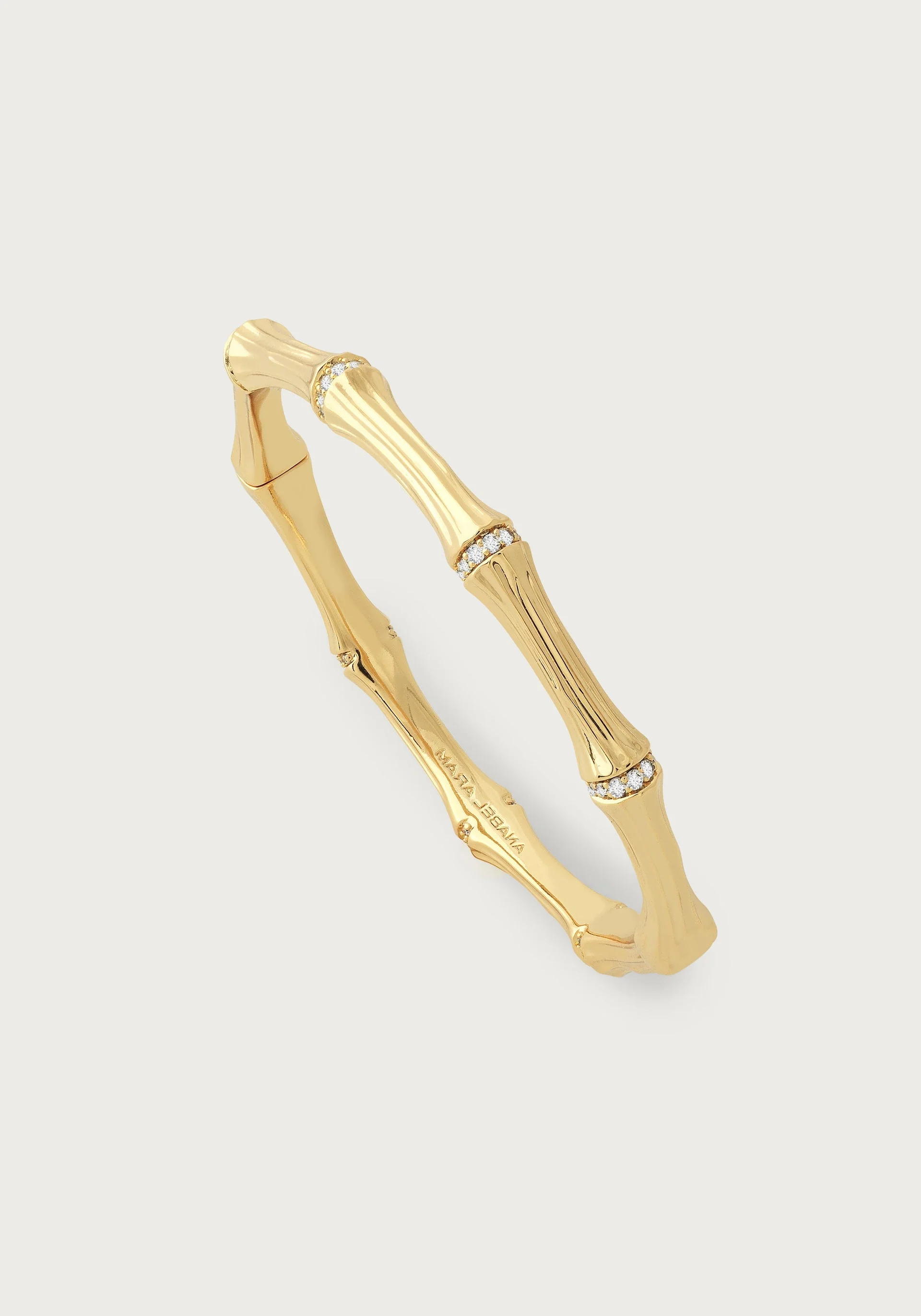 Bamboo Hinged Bangle - Image 3