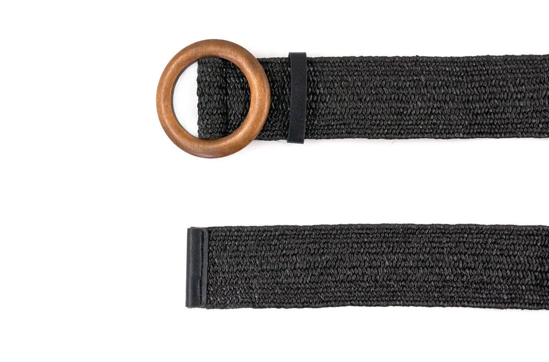 BC Elastic Belt W/ Wood Buckle - Image 4