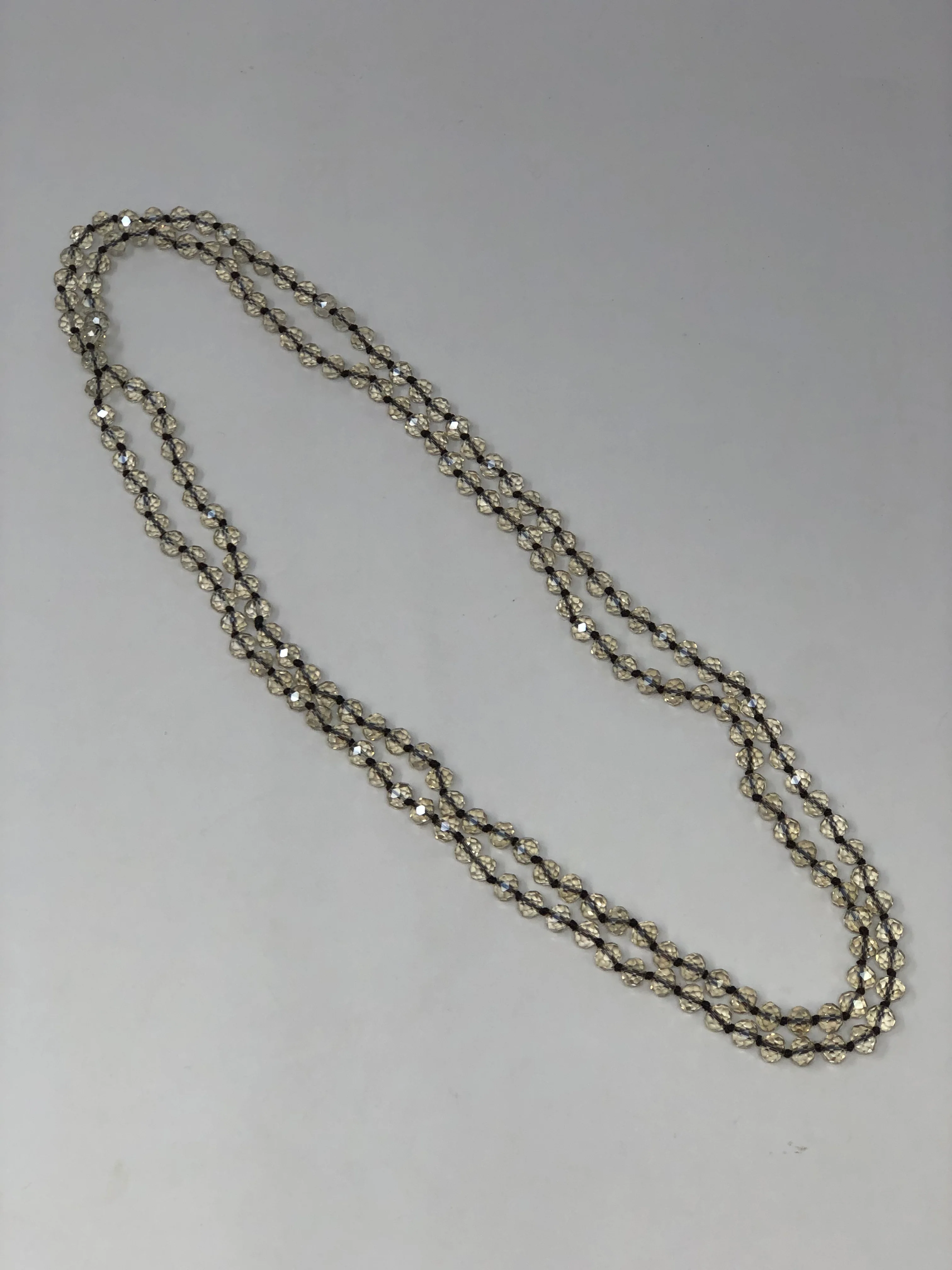 Beaded Crystal Necklace 60" - Image 4
