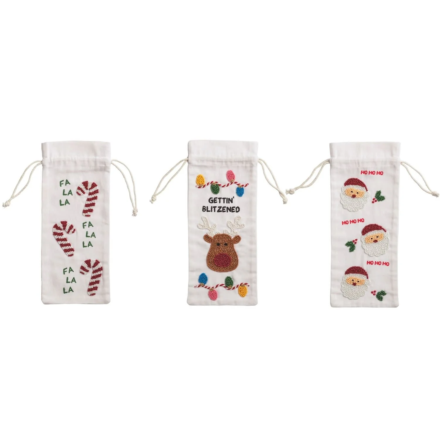 Beaded Wine Bags