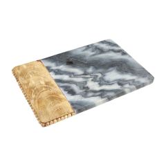BEADED WOOD MARBLE BOARD
