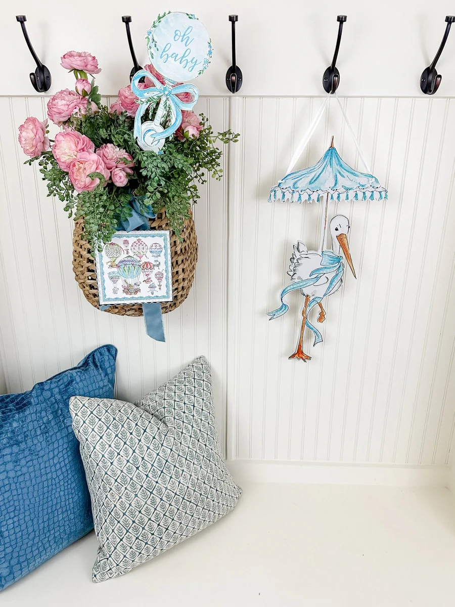 Beck's Stork Door Hanger - Image 2