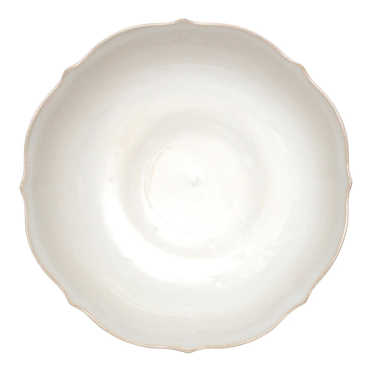 Berry & Thread Footed Fruit Bowl - Whitewash - Image 2