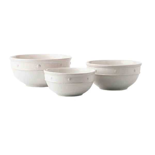 Berry & Thread Nesting Serving Bowl Whitewash - Image 5