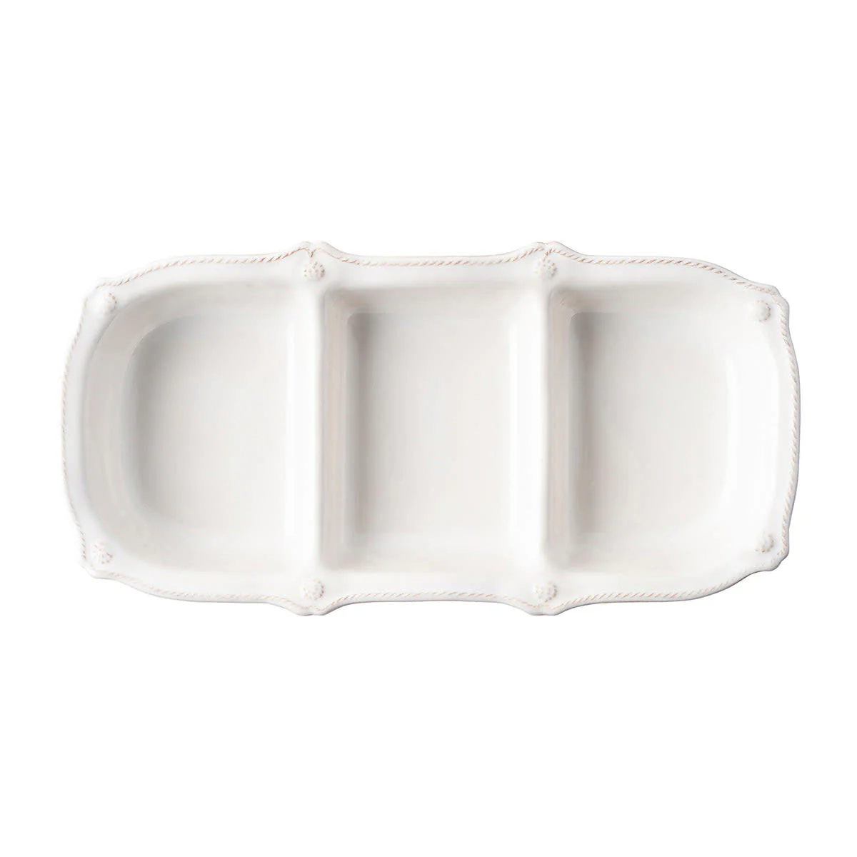 Berry & Thread Triple Server - Whitewash - Image 2