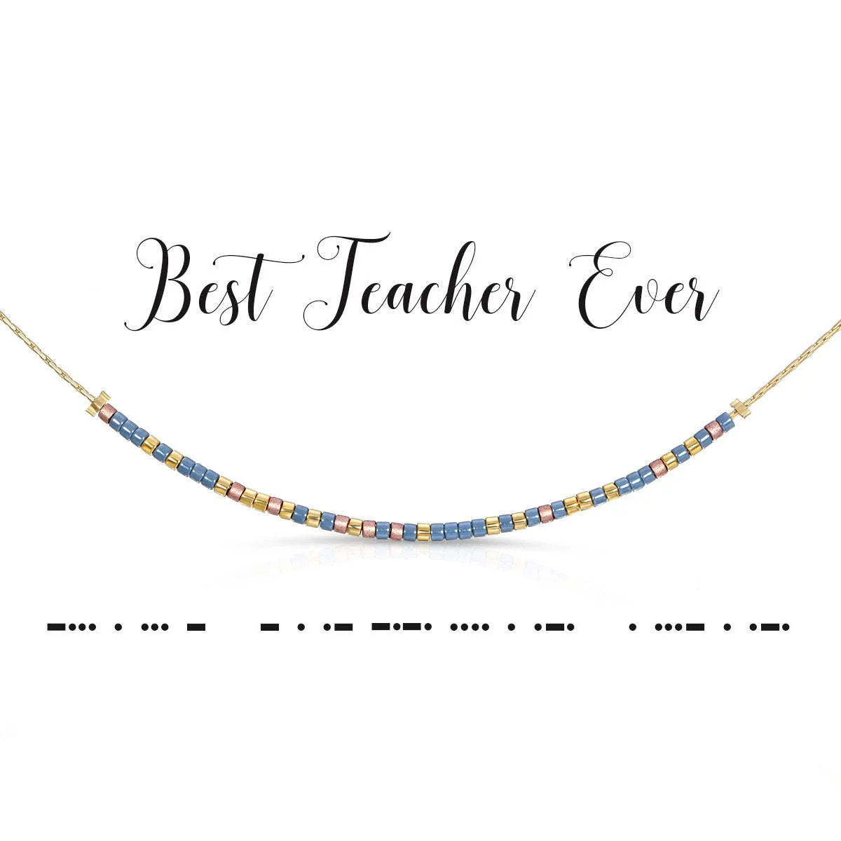 Best Teacher Ever Necklace - Image 4