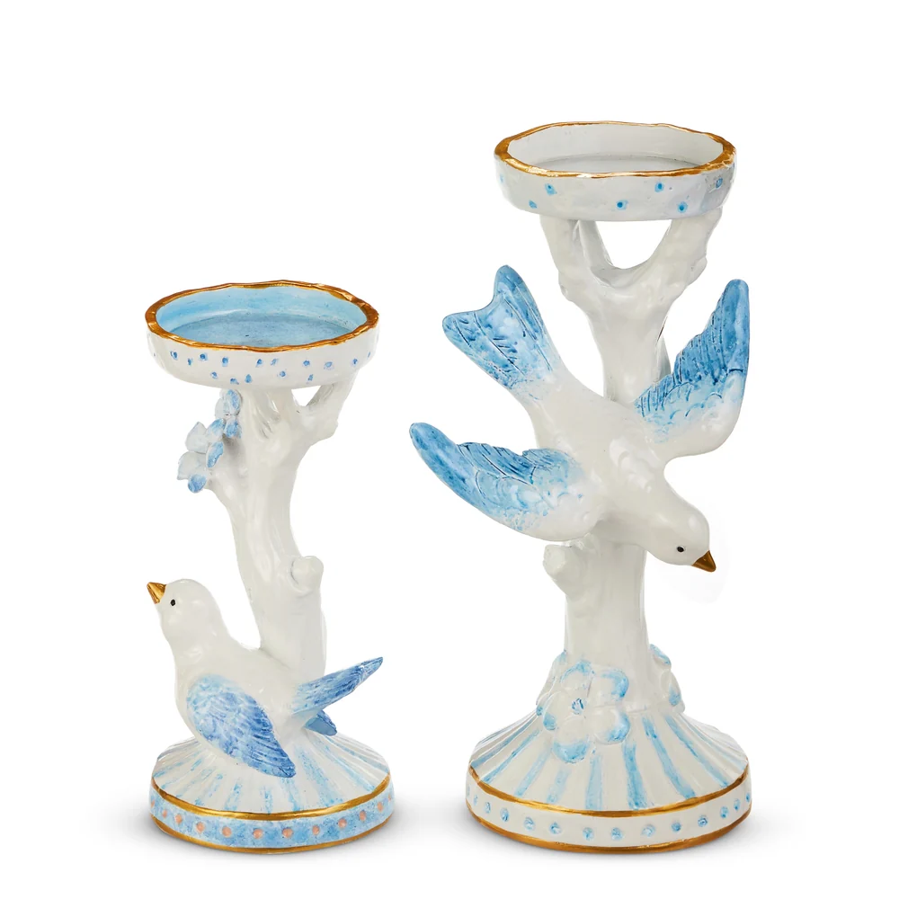 Bird on Candle Holders - Sold Individually