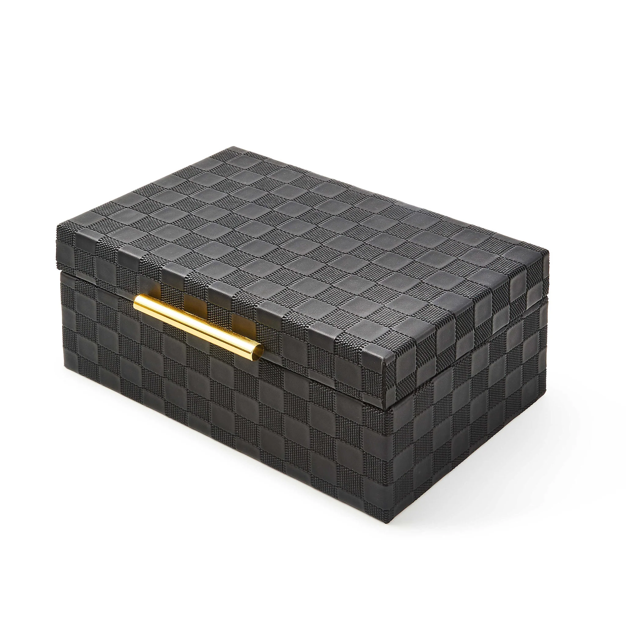 Black Faux Leather Box - Image 3