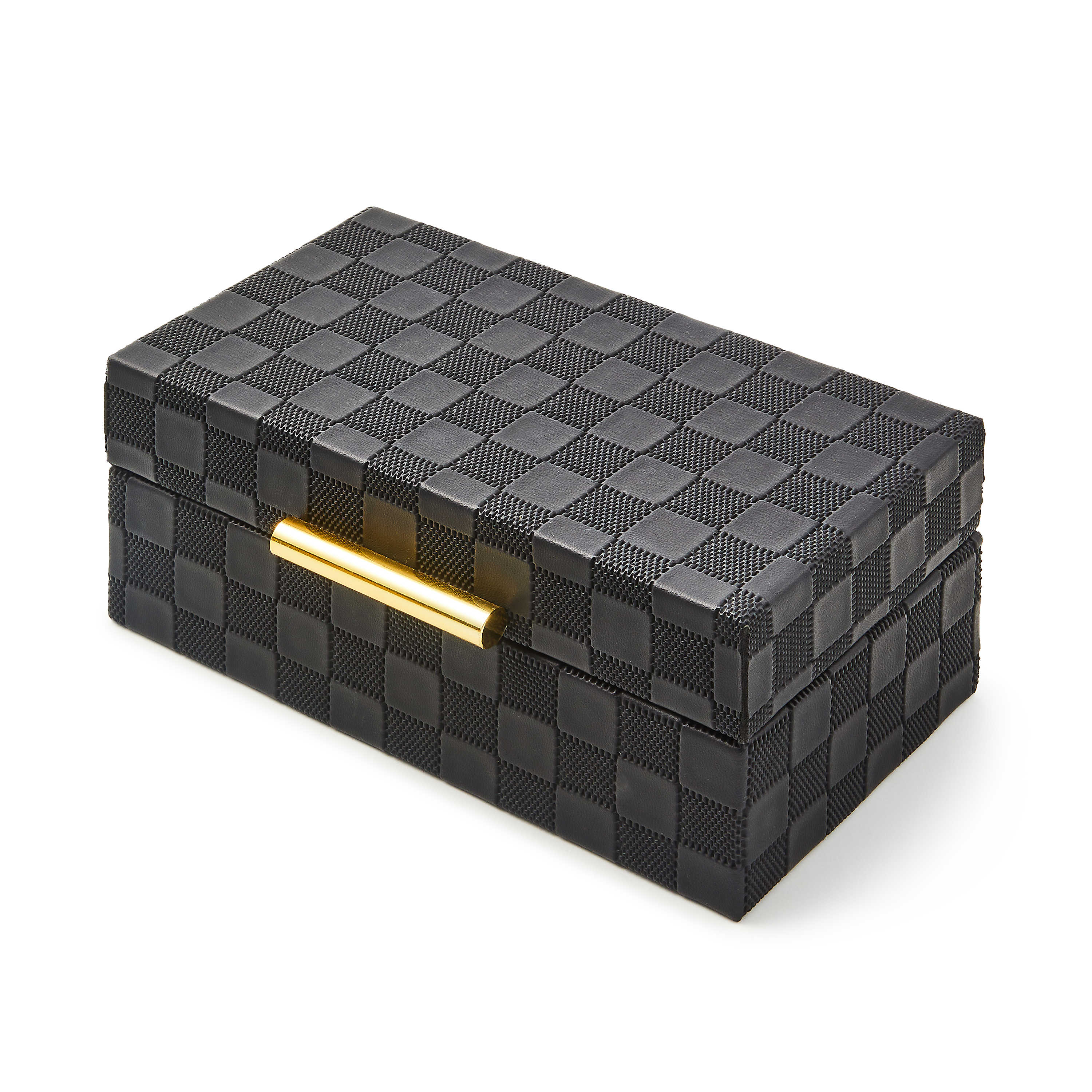 Black Faux Leather Box - Image 7